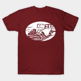 Morris 10-4 vintage British classic car (white) T-Shirt